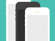 iPhone 5S Flat Design(PSD)