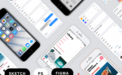 Facebook iOS 10 Sketch, PSD, Figma Guideline
