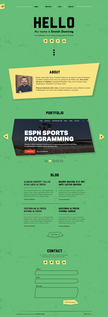 Portfolio Sliders [PSD]