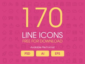 170 line icons