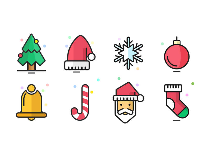 Christmas Icons Sketch App