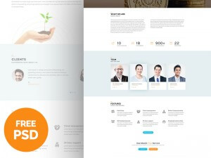 Cool Business Free PSD Template