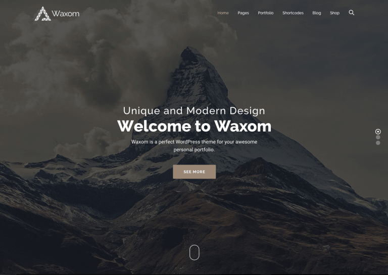 Homepage Template PSD