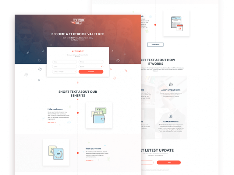 2016 Stylish Landing Page Template