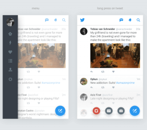 Twitter for Android Redesign sketch app