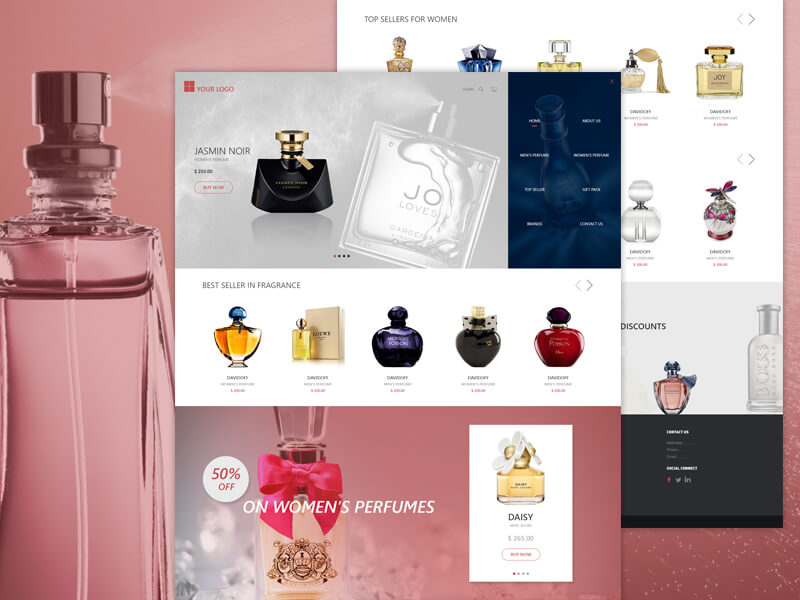 Perfume Store PSD