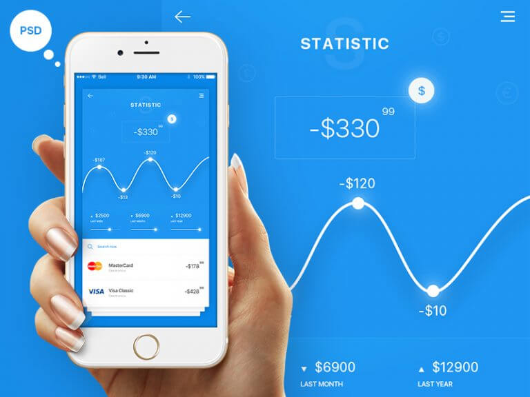 Statistics App PSD
