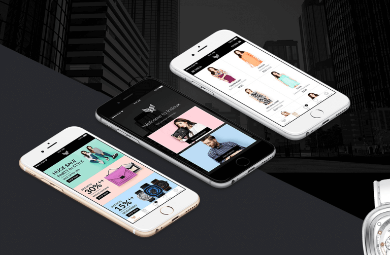 Fashion Store App Design Sketch