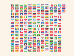 Country Flags PSD