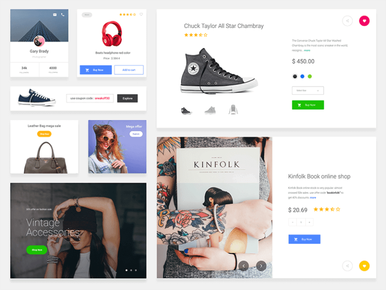E-commerce Ui Kit Sketch App