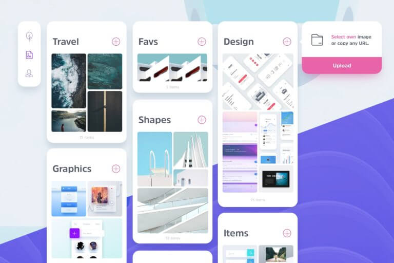 Pinboard Web UI Sketchapp