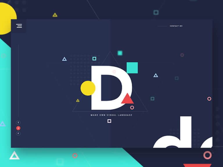 Simplicity, wit, and good typography Sketchapp