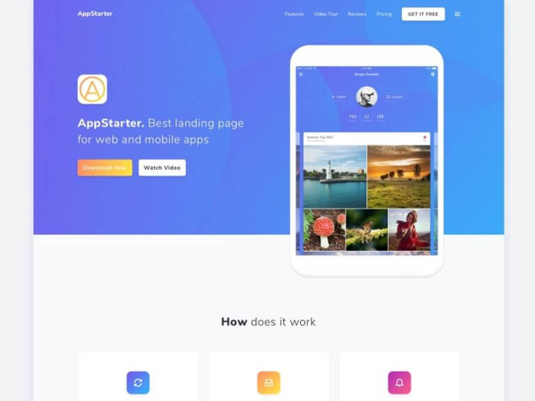 appstarter_website_template_sketch_psd