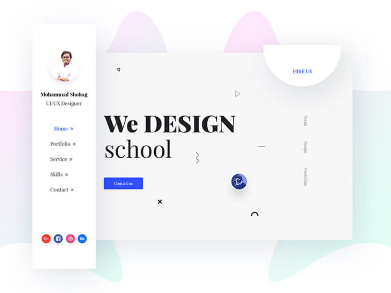 Creative Portfolio Template PSD