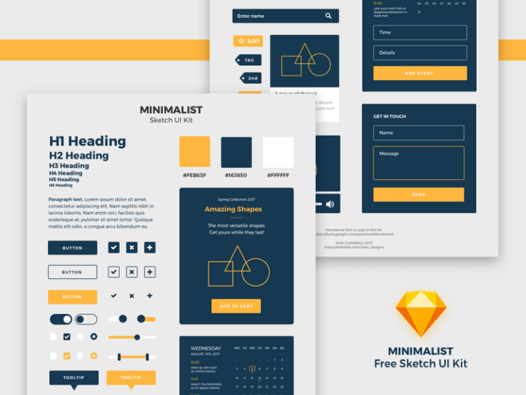 Minimalist Ui Kit Sketchapp