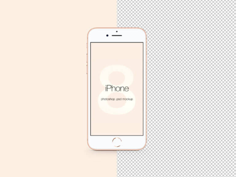 iPhone 8 Mockup PSD