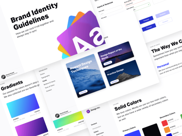 Brand Identity Guidelines Sketchapp