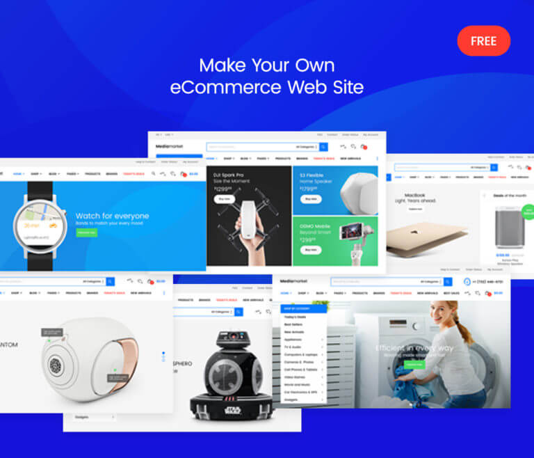 Electronics eCommerce Website PSD