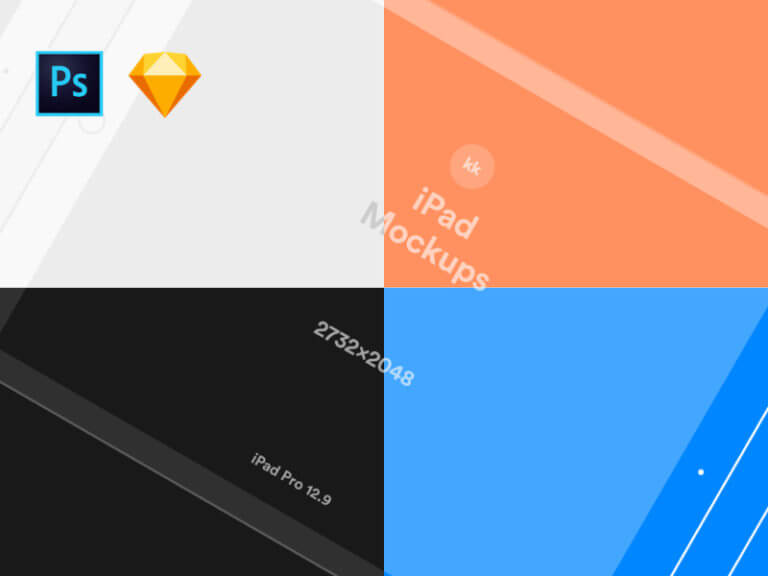 iPad Vector Mockups
