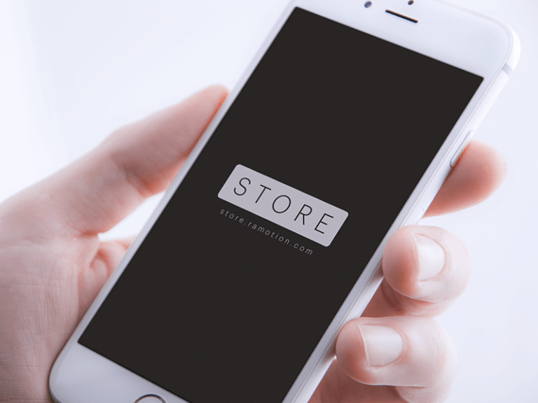 iPhone Silver Mockup PSD