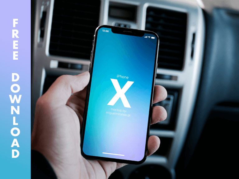 iPhone X Mockup PSD
