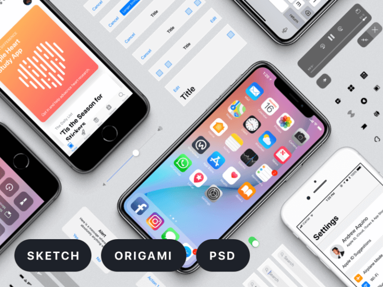 Facebook Design's iOS 11 GUI FREE