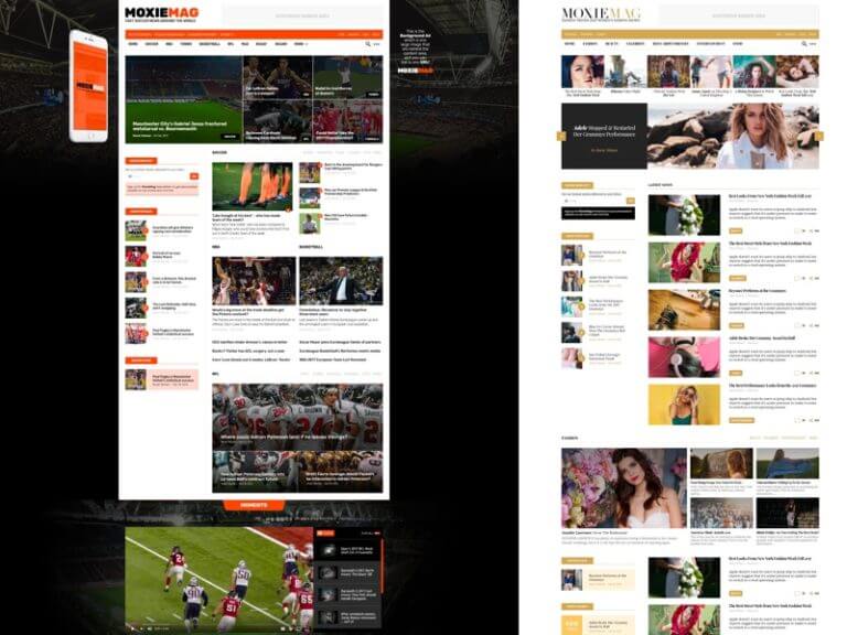 MoxieMag Magazine Free PSD