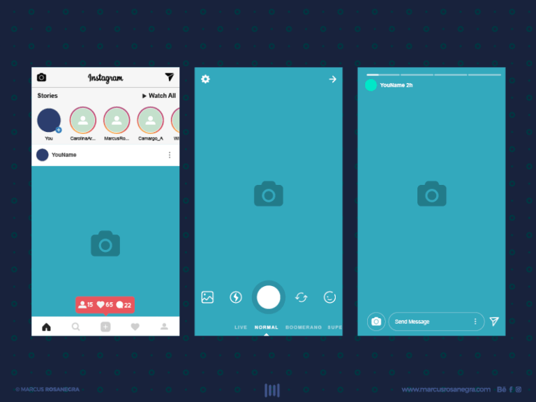 instagram stories design PSD-Ai