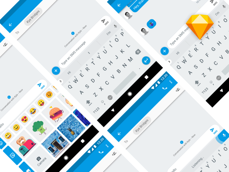 Android O Keyboards Sketch App