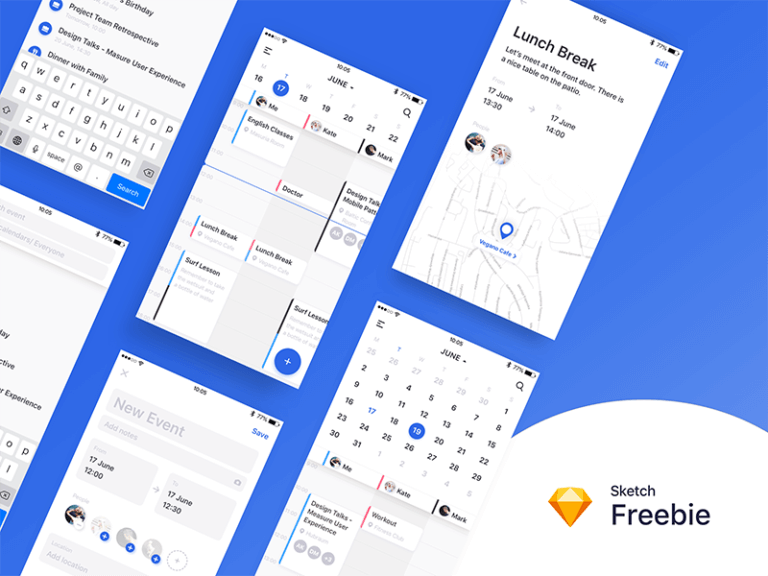 Calendar app sketch