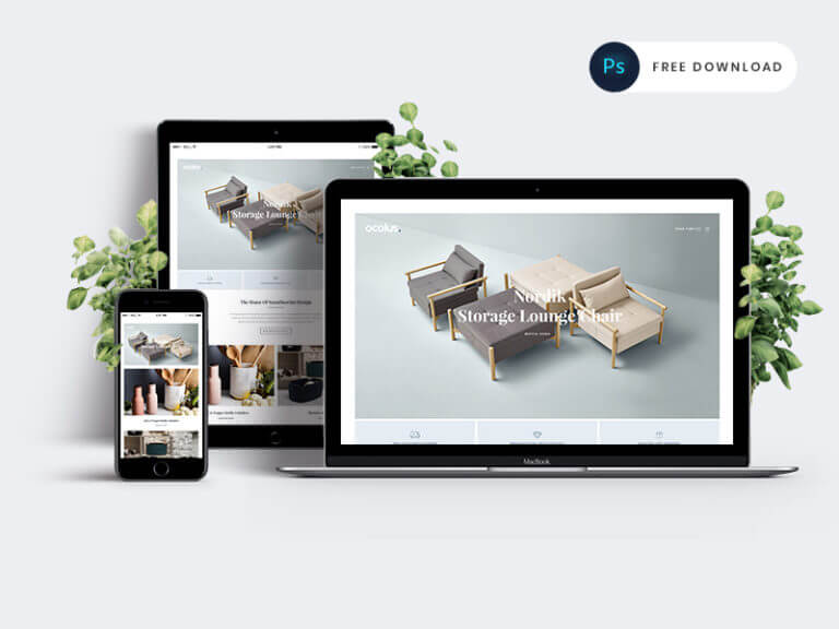 Creative & Modern E-commerce PSD