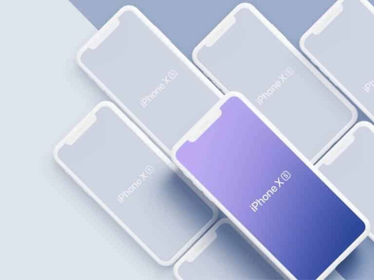 iPhone Xs, XsMax mockups Sketchapp