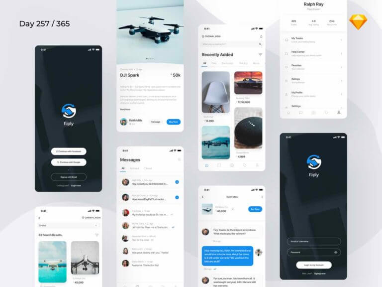 Marketplace App [Sketch]
