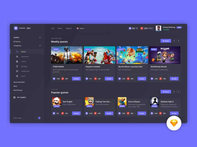 Dark-Dashboard-design-Sketchapp
