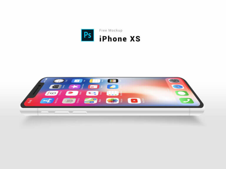 iPhone XS Free Mockup PSD