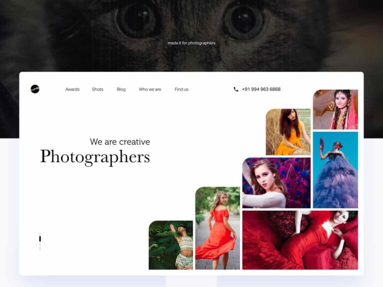 Photographer Portfolio Template [Sketch]