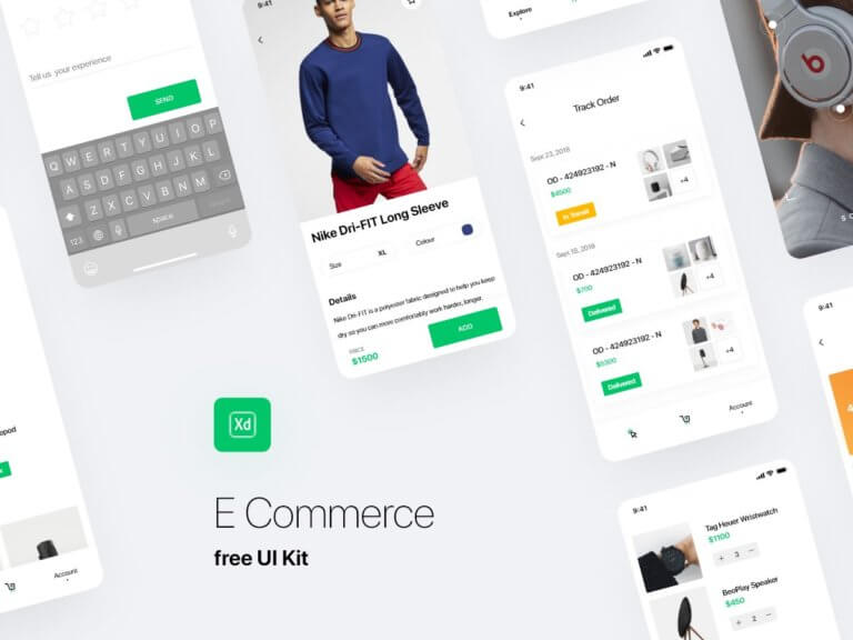 E-commerce UI Kit [Abode XD]