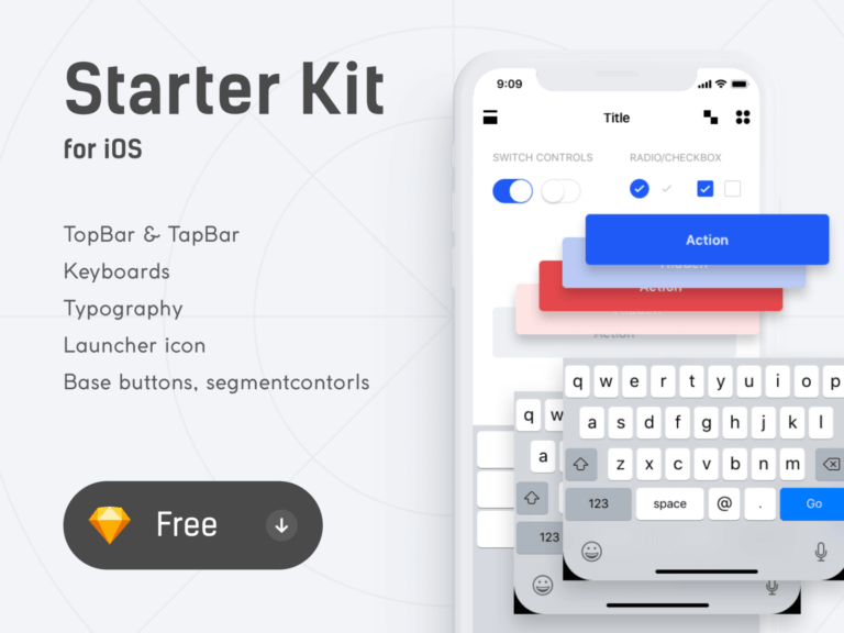Starter Kit for iOS [Sketch]