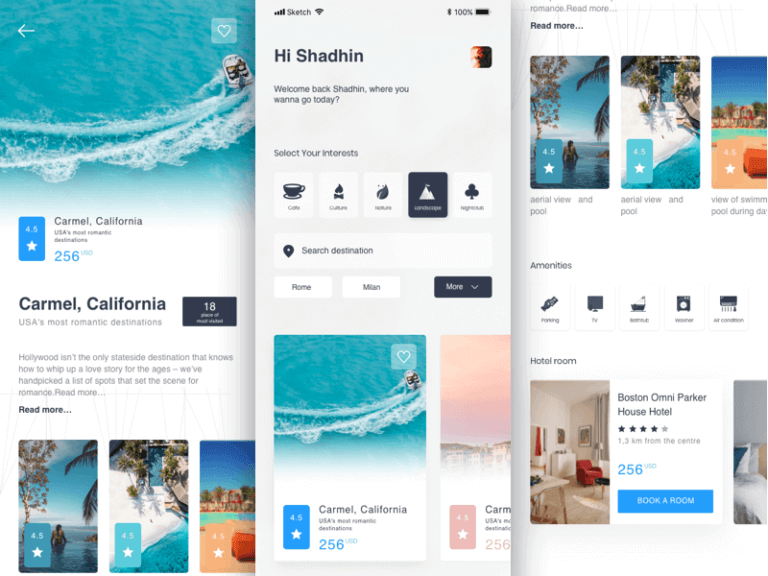 Travel Booking App [Sketch]
