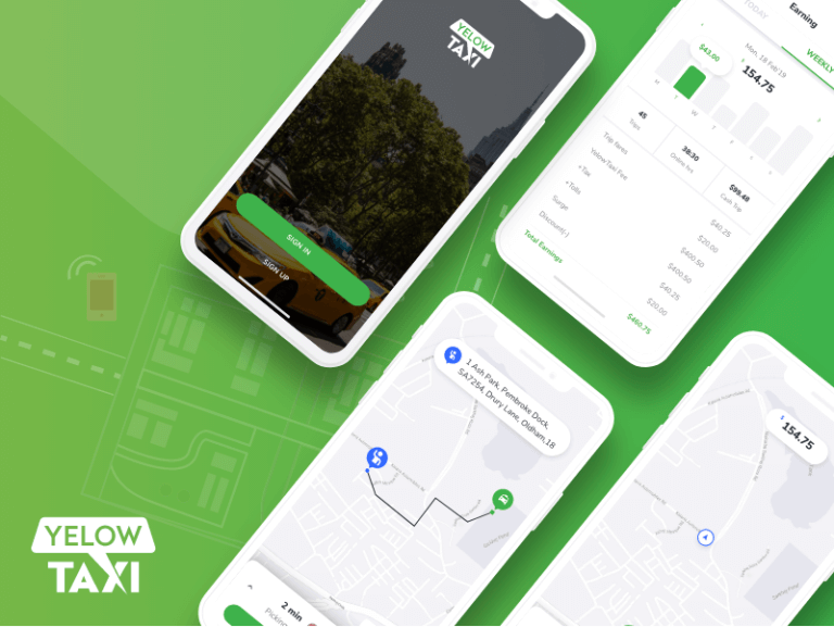Driver App UI [Adobe XD]