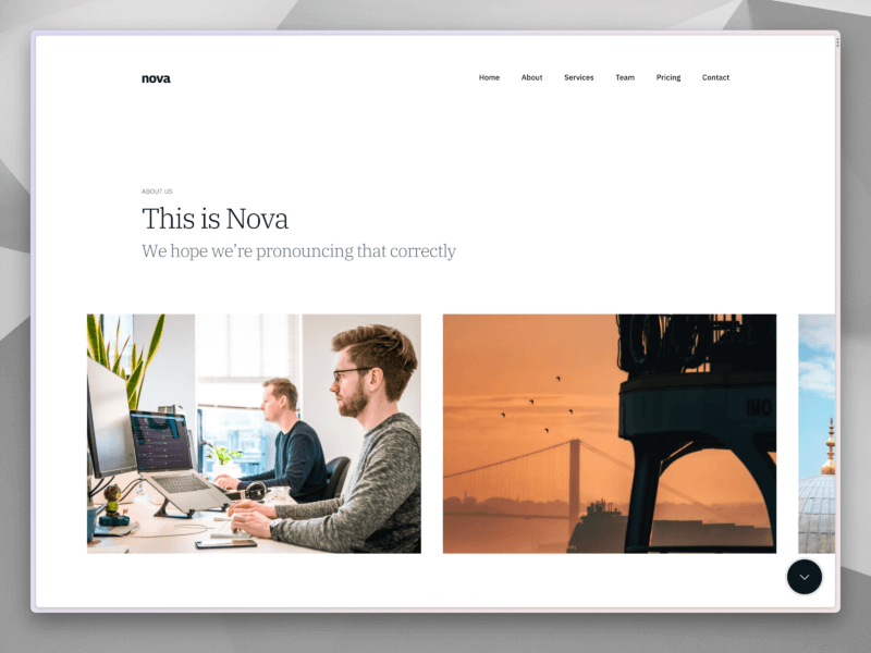 Nova — Multi Layout Portfolio Template